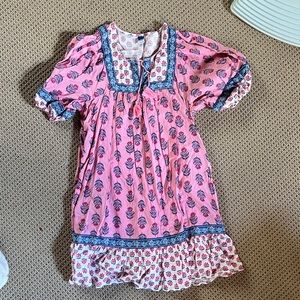 Old navy pink puff sleeve dress